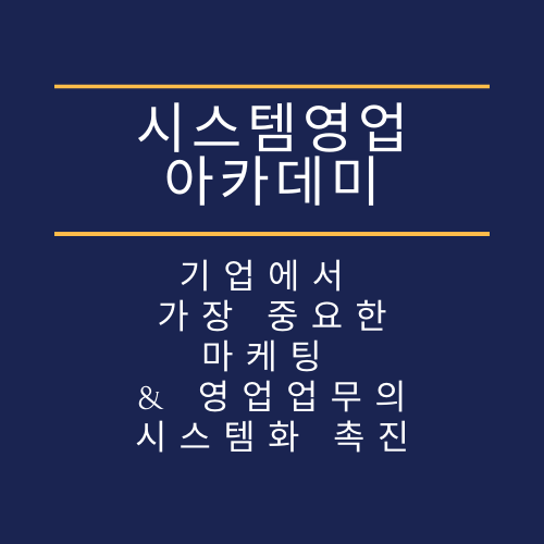 시스템영업 아카데미