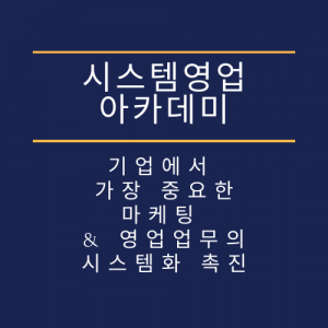 시스템영업 아카데미